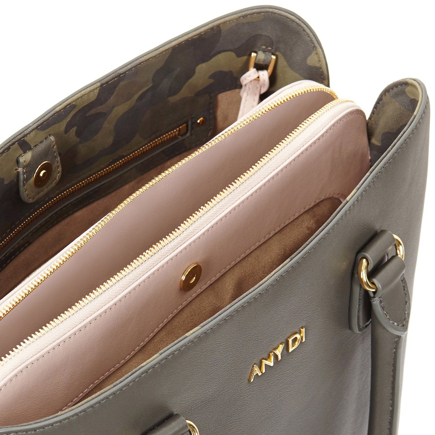 any-di-bag-l-handtasche-khaki-camouflage image 5