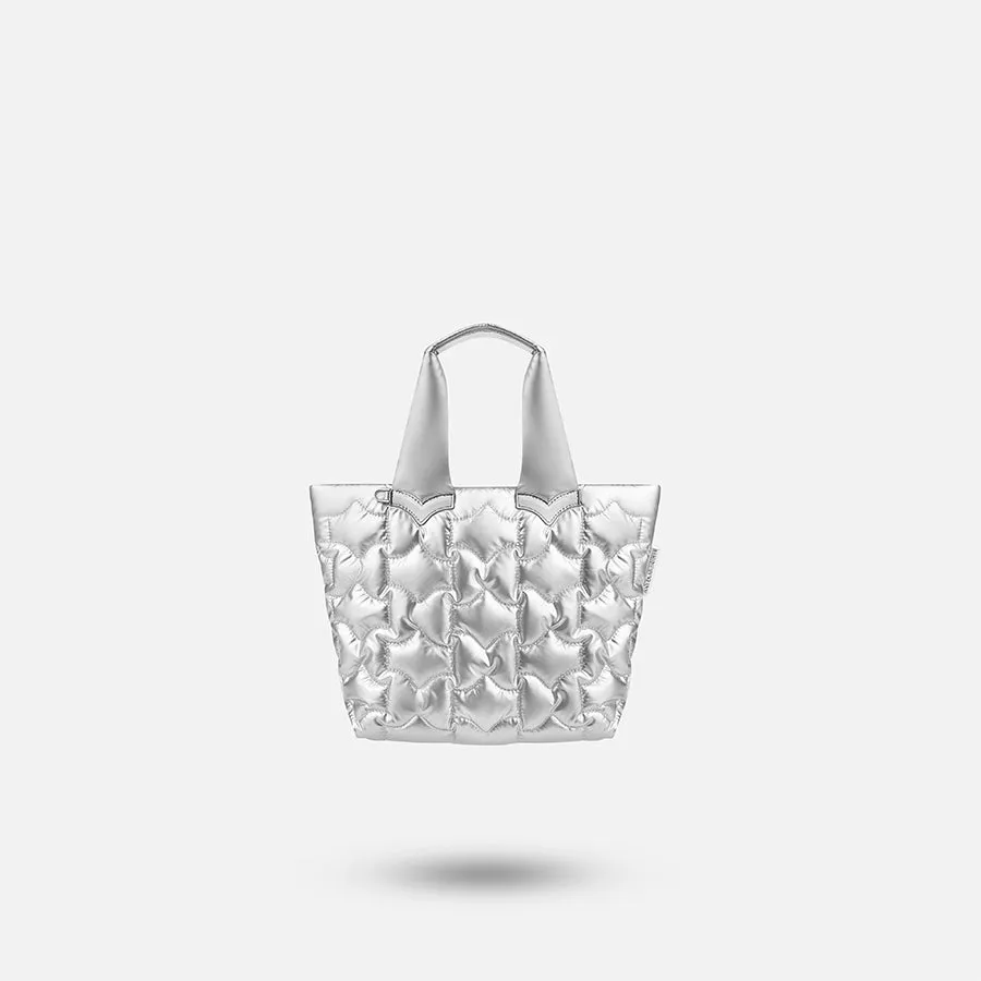 any-di-mini-puffer-bag-silber-vegane-handytasche image 1