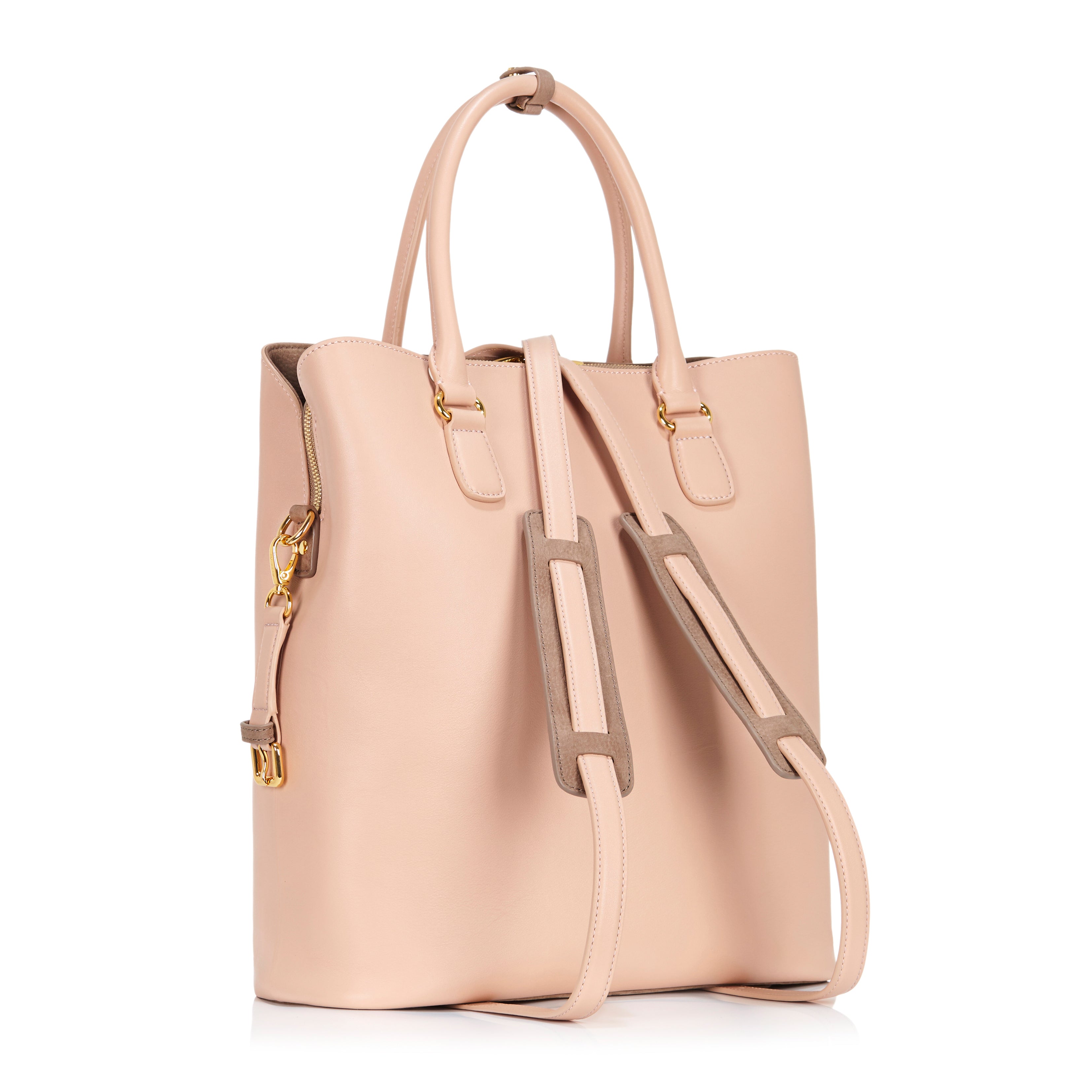 any-di-bag-l-handtasche-apricot-leder-a4-laptop image 3