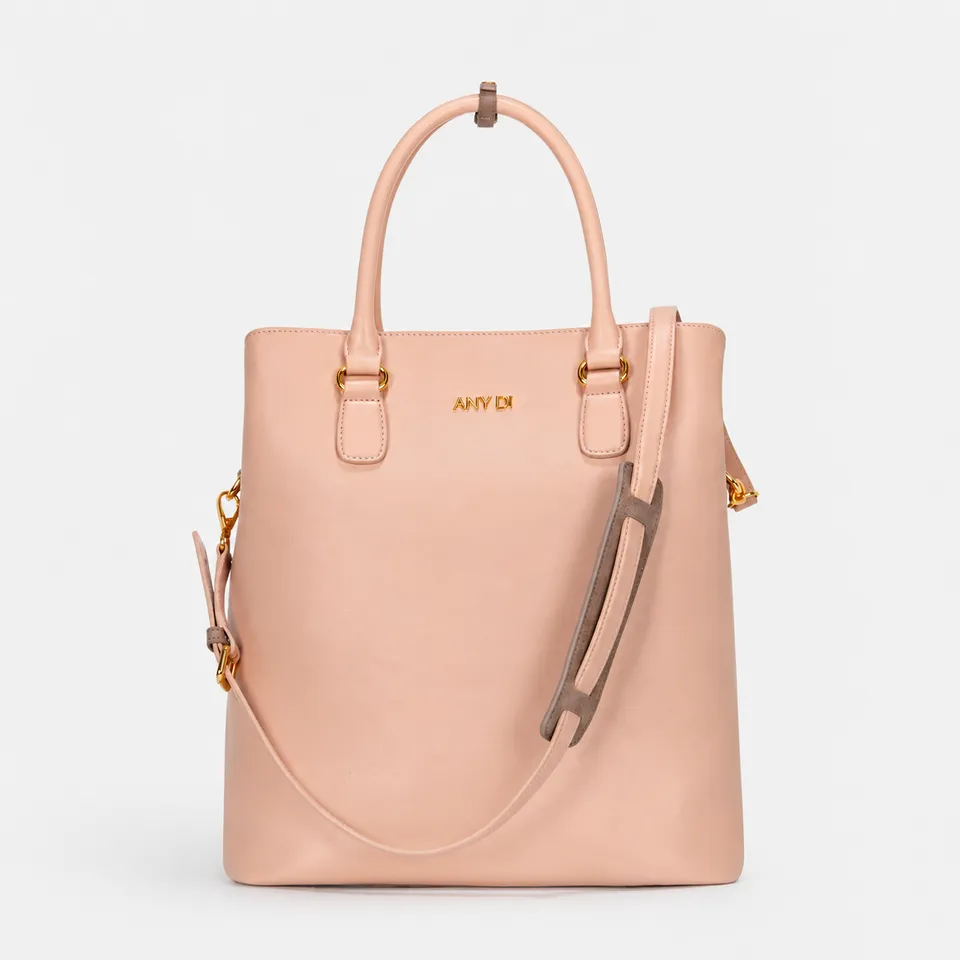 any-di-bag-l-handtasche-apricot-leder-a4-laptop image 1