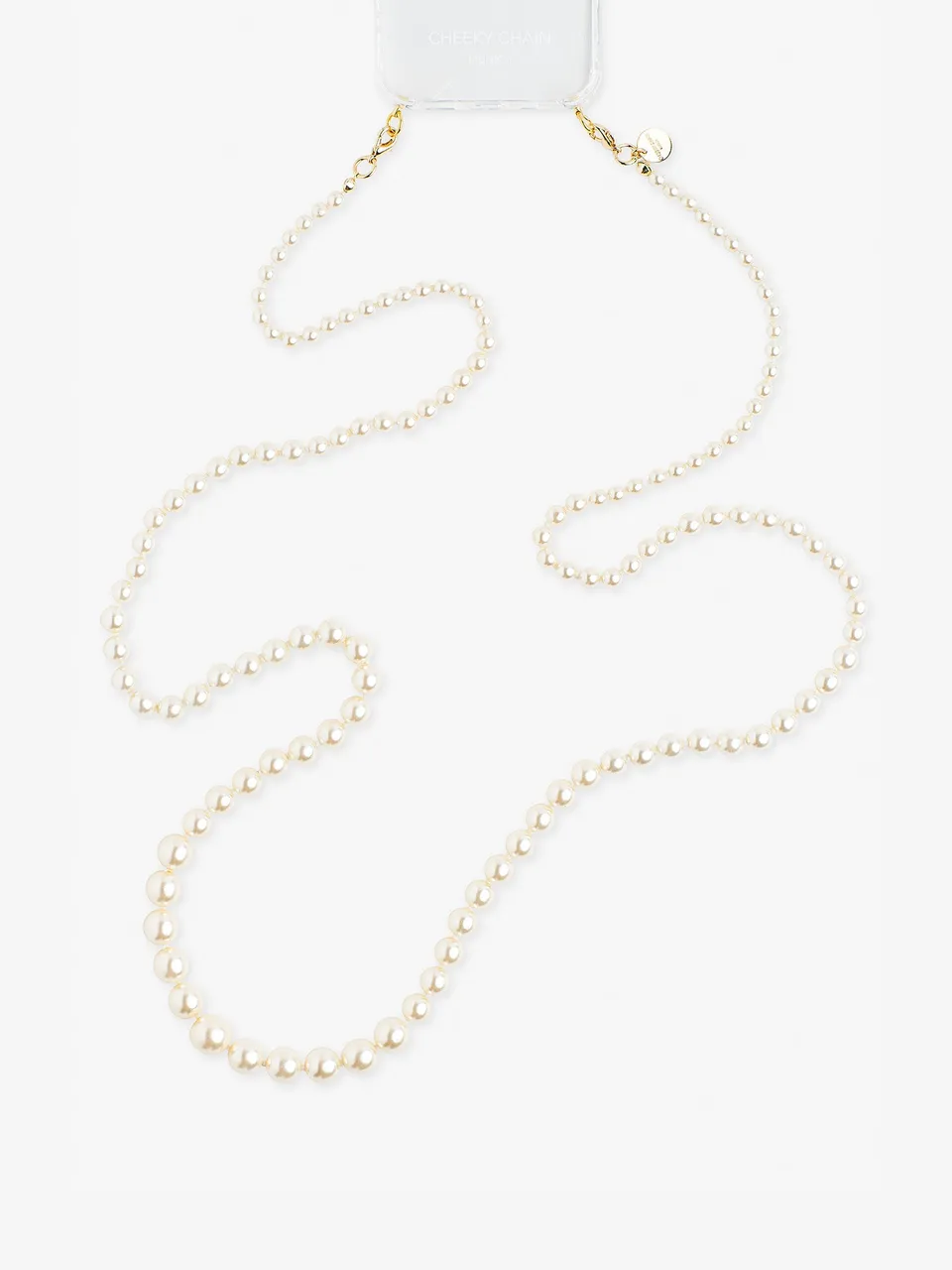 cheeky-chain-munich-crossbody-handykette-audrey-perlenkette-125-cm image 1