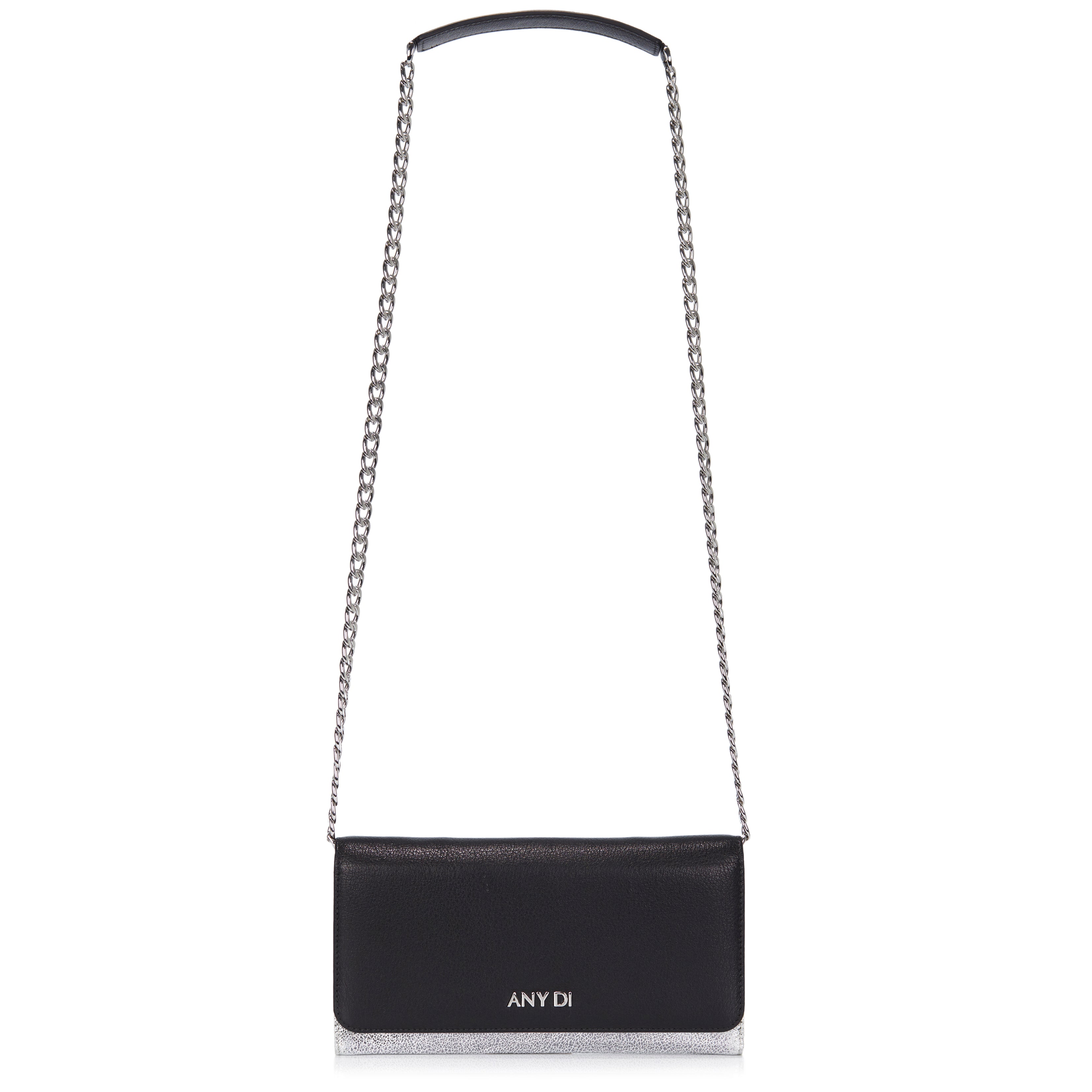 any-di-bag-s-black-silver-mini-handtasche-rindsleder image 3
