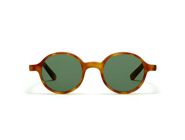 l-g-r-reunion-sonnenbrille-havana-chiaro-matt-02-flat-green-g15 image 1