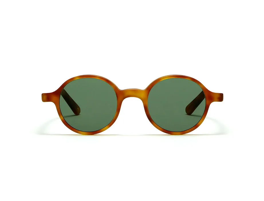 l-g-r-reunion-sonnenbrille-havana-chiaro-matt-02-flat-green-g15 image 1