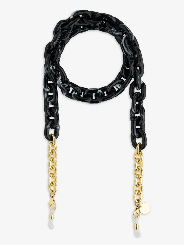 cheeky-chain-munich-brillenkette-mathilda-acetat-flachpanzerkette image 1