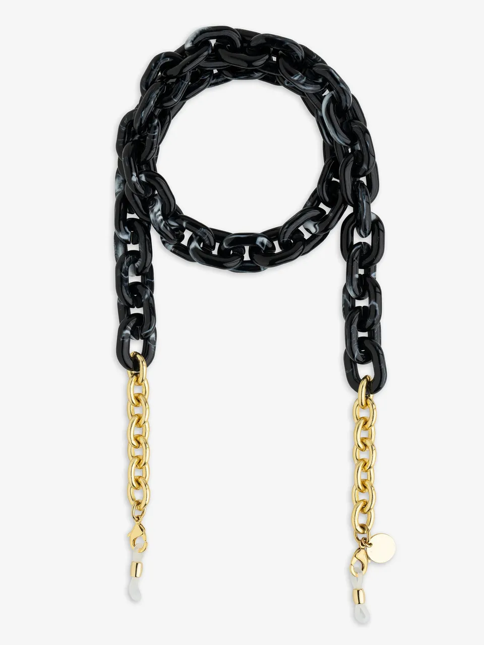 cheeky-chain-munich-brillenkette-mathilda-acetat-flachpanzerkette image 1
