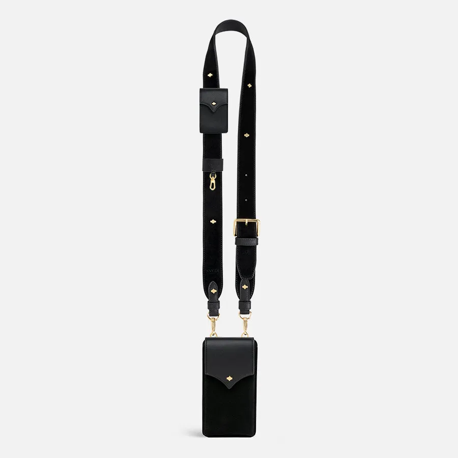 any-di-color-strap-set-leather-phone-pouch-black image 1