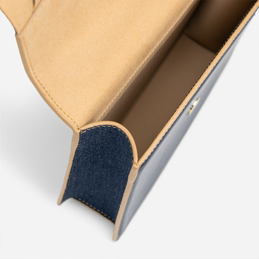 any-di-envelope-bag-mini-denim-navy-veganes-leder image 3