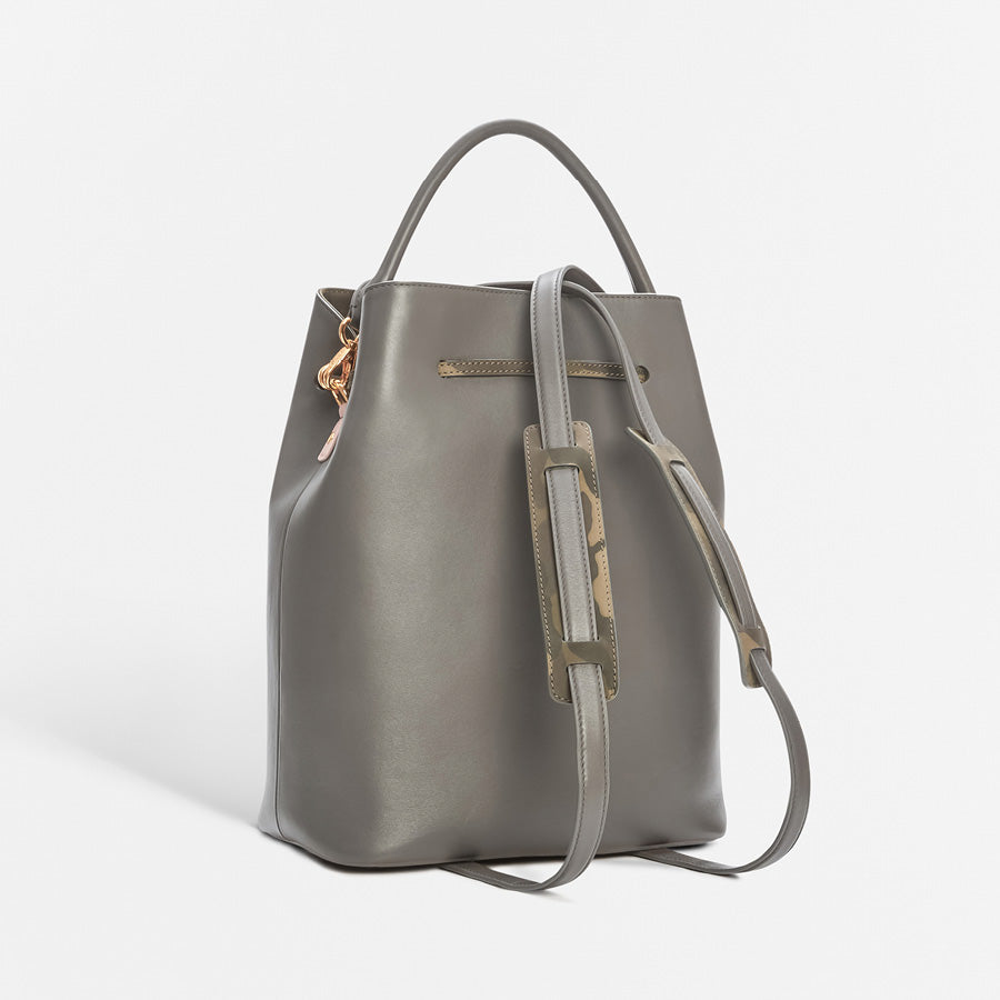 any-di-bucket-bag-khaki-beuteltasche-aus-rindsleder image 3