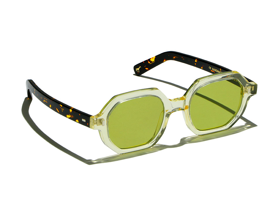 l-g-r-zanzibar-bold-sonnenbrille-champagne-havana-green-vintage image 2
