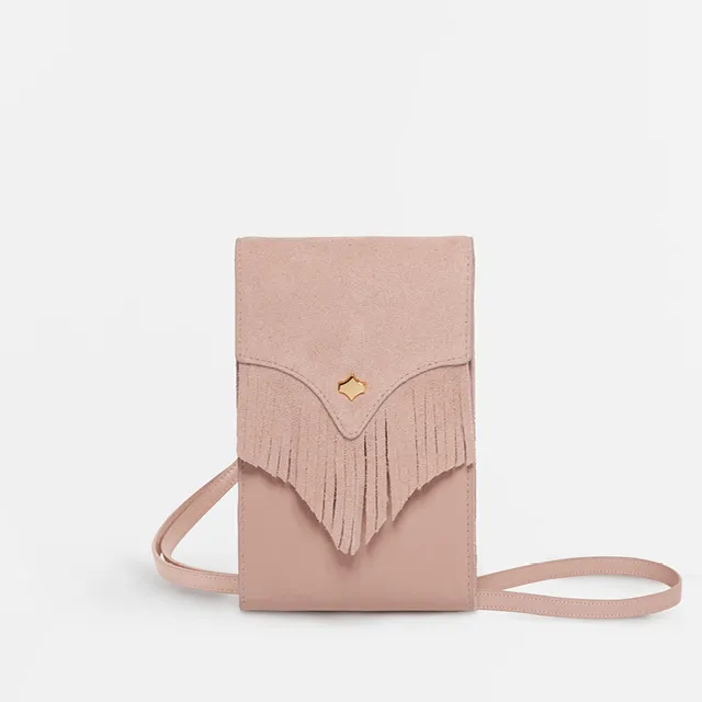 any-di-phonebag-fringes-handytasche-rindsleder image 1