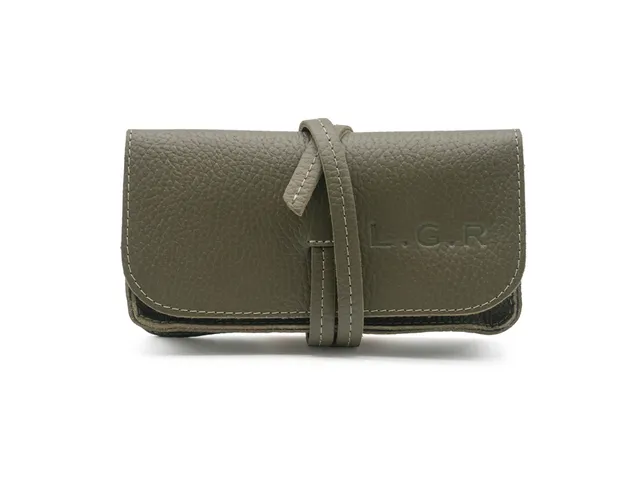 L.G.R Explorer Case – Brillenetui aus grünem Leder