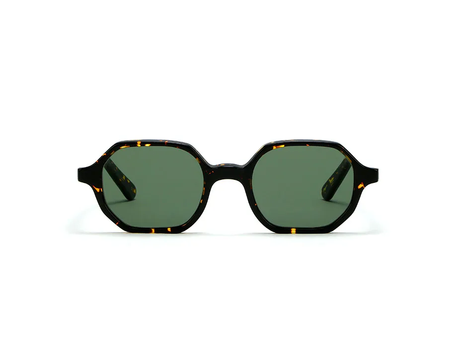 l-g-r-zanzibar-sonnenbrille-havana-scuro-09-flat-green-g15 image 1