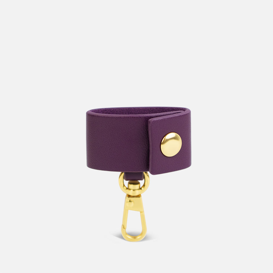 any-di-strap-clip-plum-veganes-leder-gold image 2