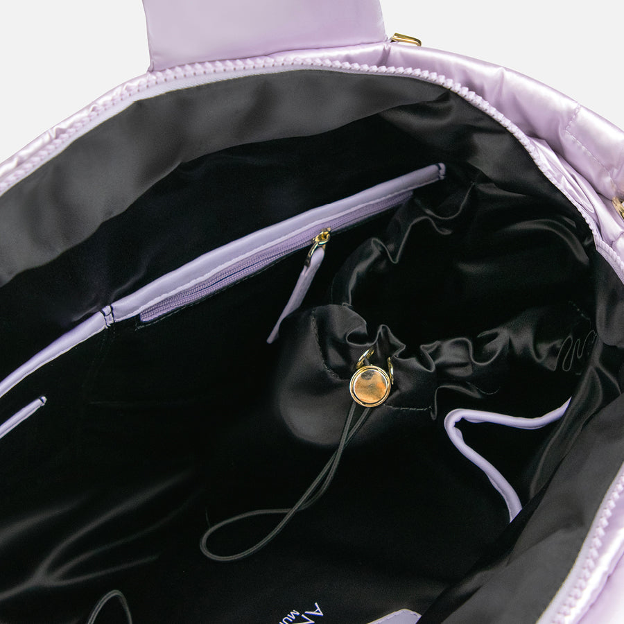 any-di-puffer-bag-weekender-lavender-vegan image 3