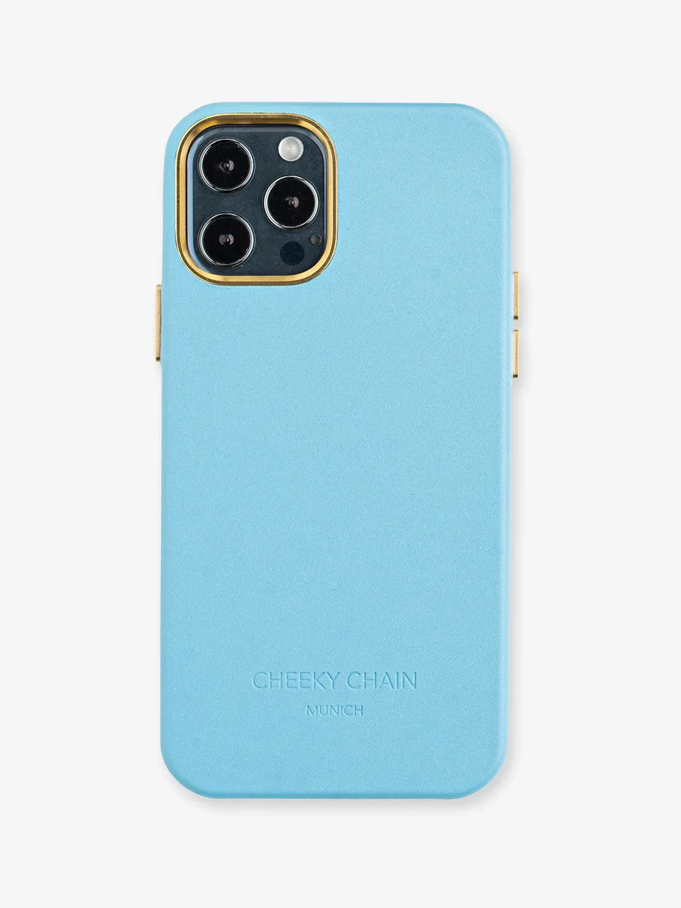 cheeky-chain-munich-vegan-leather-case-blue-iphone-12-mini image 1