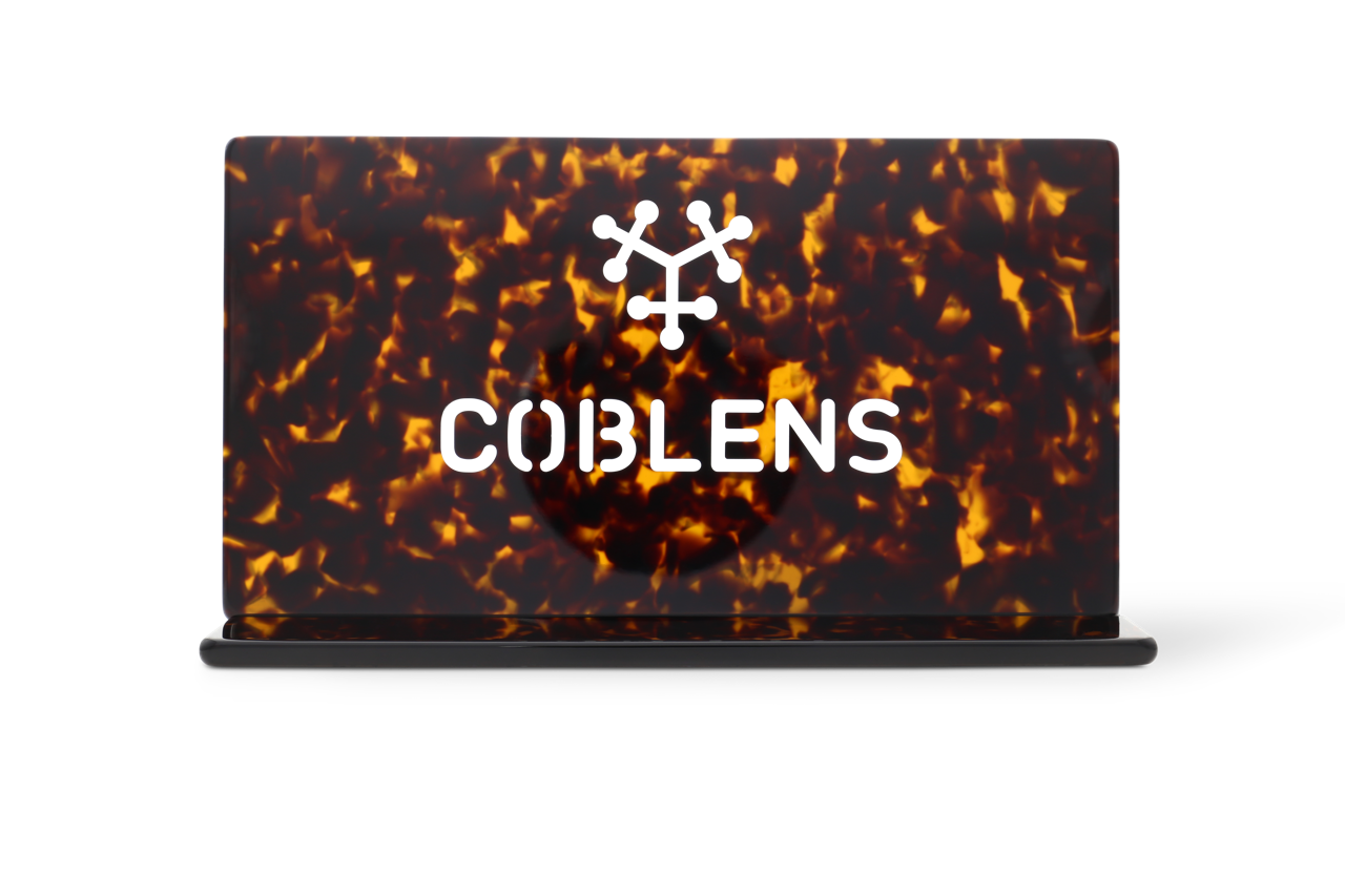 coblens-eyewear-brillendisplay-havanna-aus-italienischem-acetat-16-5-cm image 1