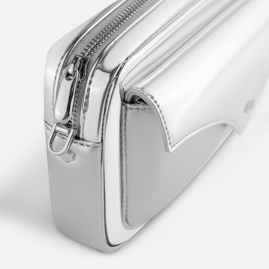 any-di-box-phone-bag-silver-handytasche-silber-veganes-leder image 3