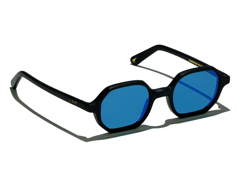 l-g-r-zanzibar-sonnenbrille-black-matt-flat-blue-mirror image 2