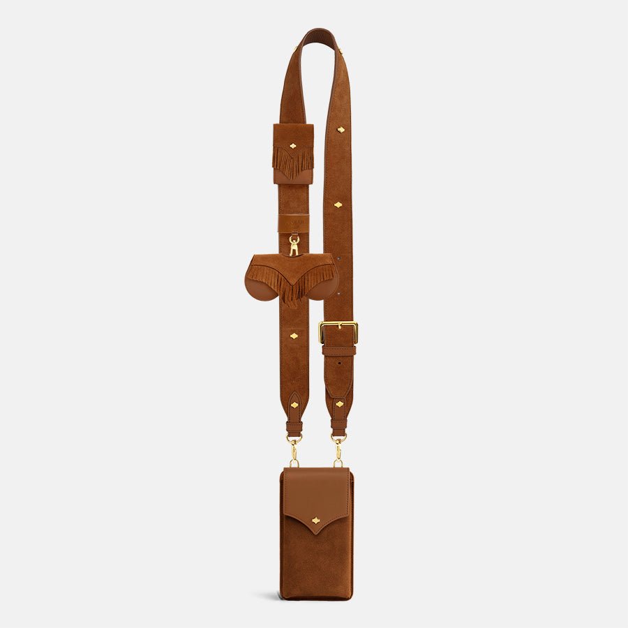 any-di-strap-set-no-19-handytasche-cognac-fringes-bundle image 2