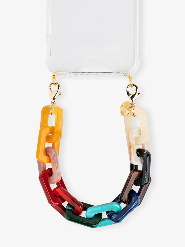 cheeky-chain-munich-holly-handle-handykette-26-cm-kurze-statement-kette-acryl image 1