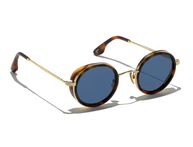 l-g-r-reunion-metal-explorer-sonnenbrille-gold-havana-maculato-39-blue-base-2 image 1