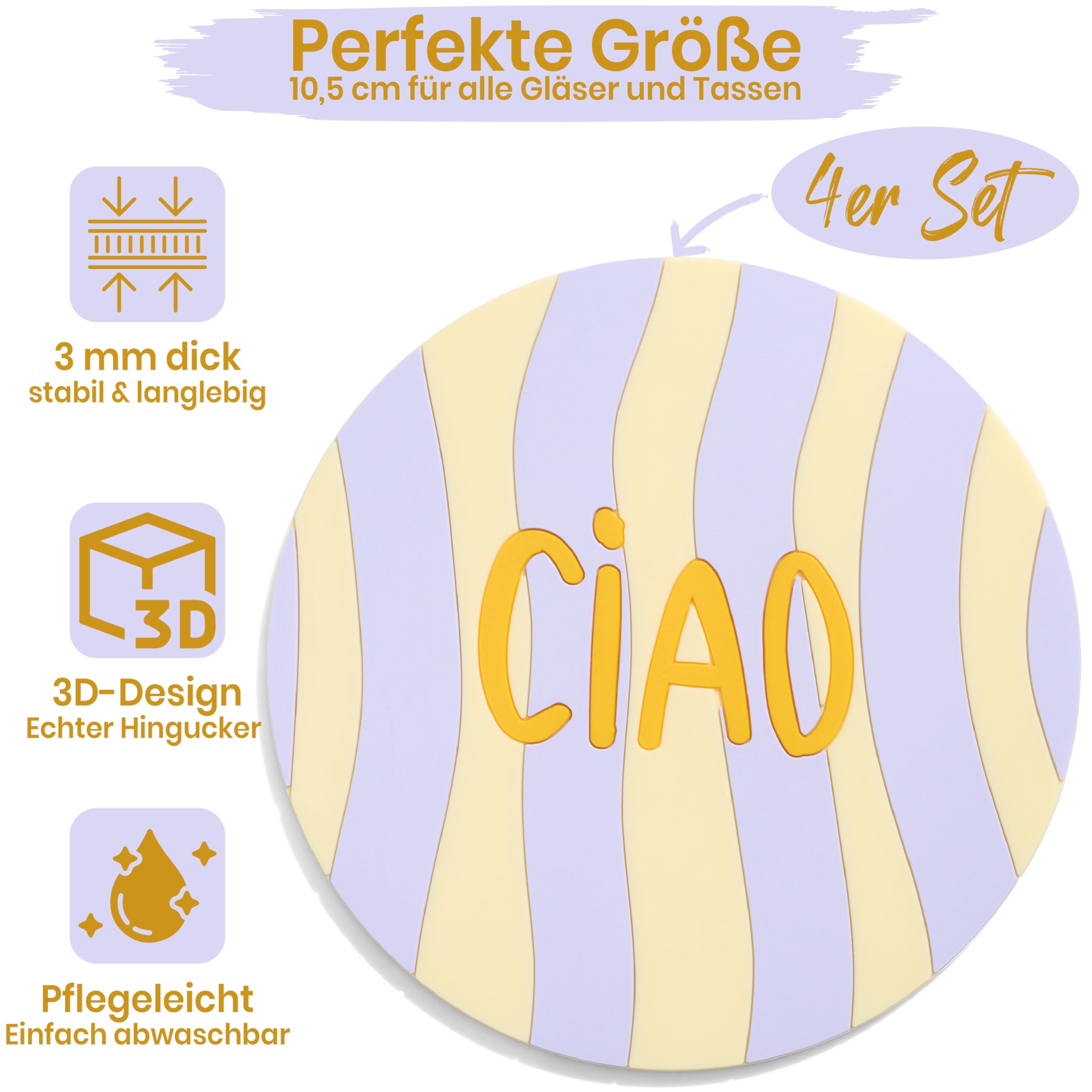 premium-untersetzer-4er-set-ciao-10-5-cm-rutschfest-hitzebest-ndig image 2
