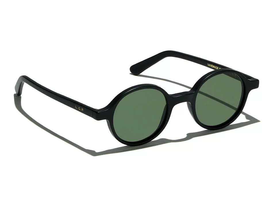 l-g-r-reunion-sonnenbrille-black-matt-22-flat-green-g15 image 2