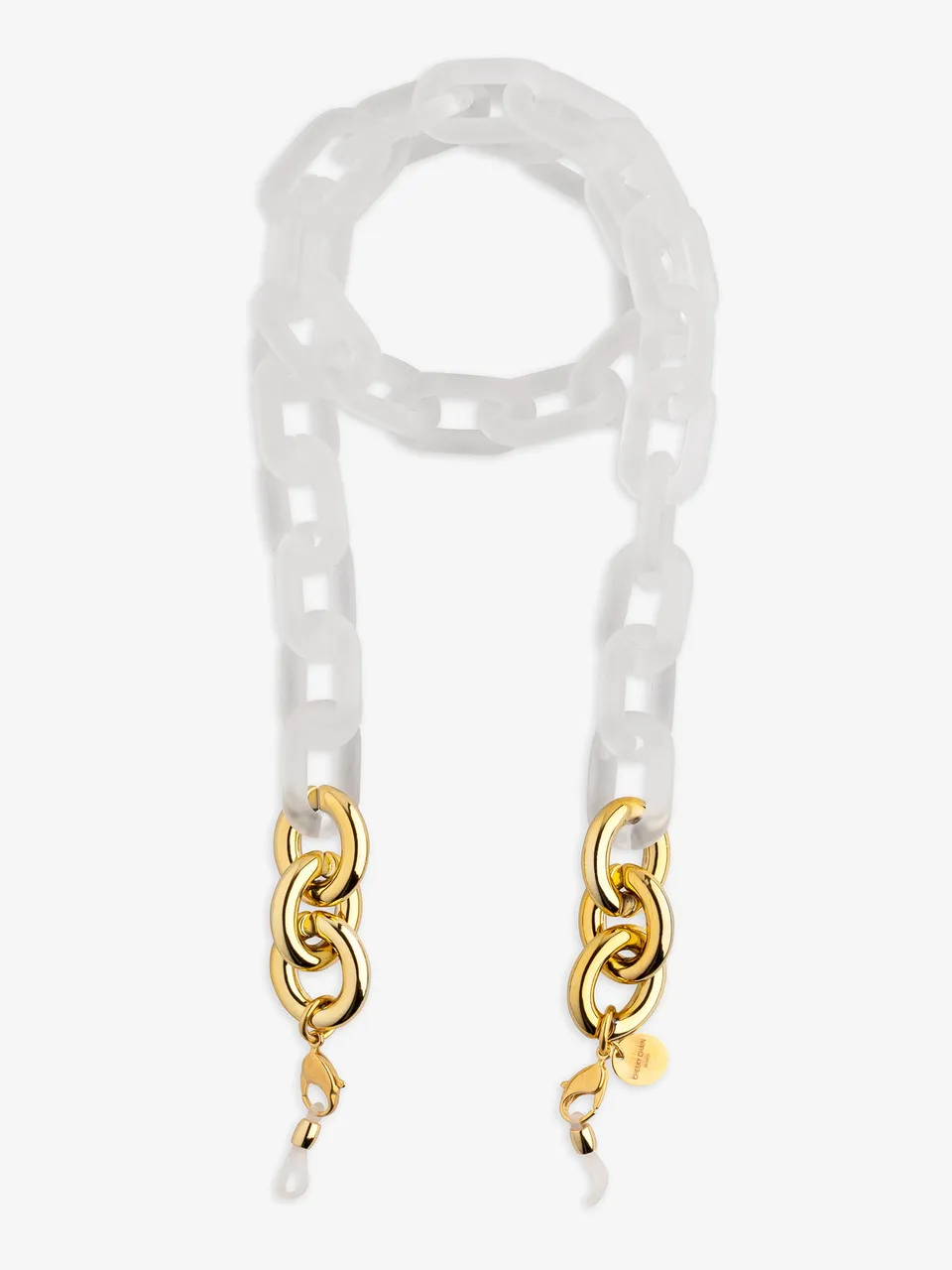 cheeky-chain-munich-brillenkette-icy-gold-acryl-langankerkette image 1