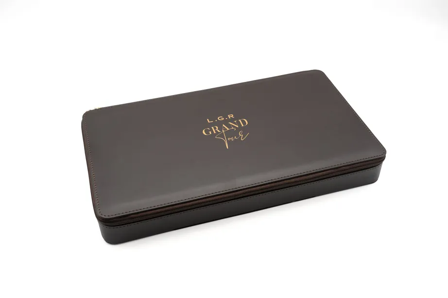 l-g-r-travel-case-grand-tour-brillenetui-f-r-6-brillen-brown-leather image 1