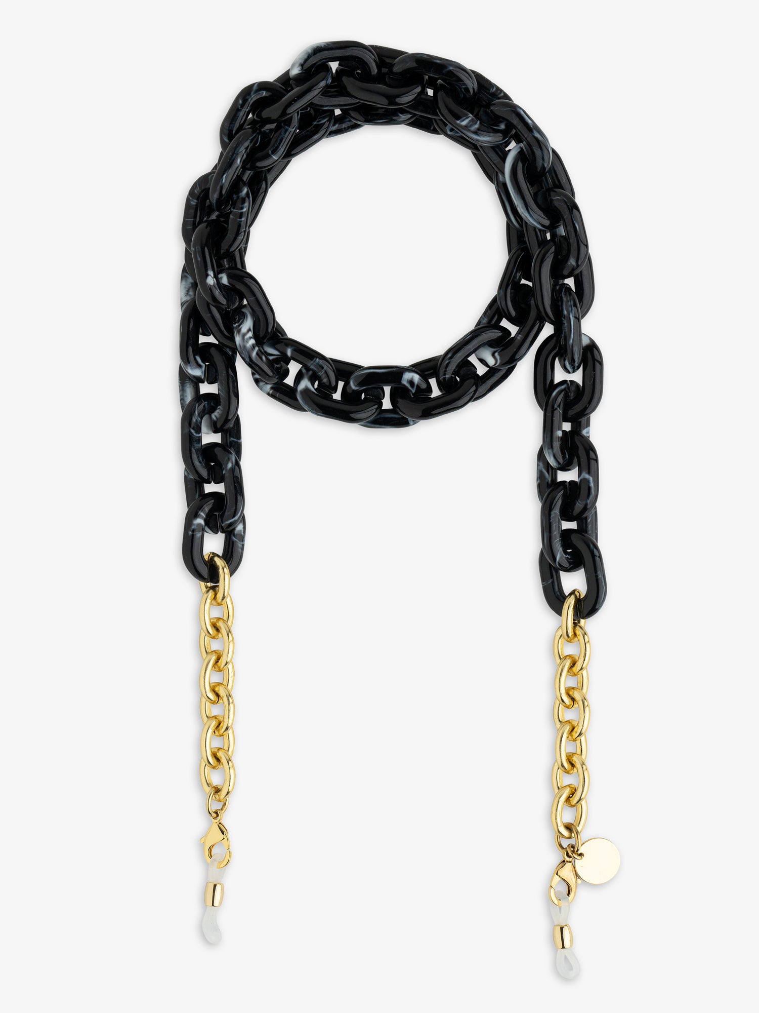 cheeky-chain-munich-brillenkette-mathilda-acetat-flachpanzerkette image 1