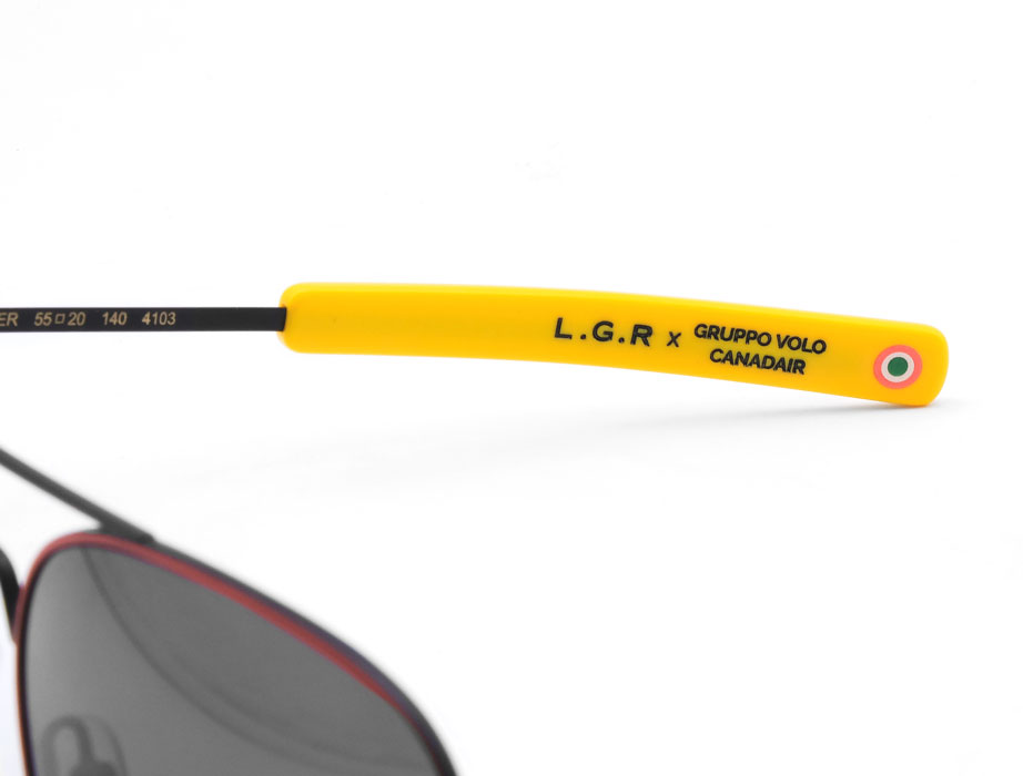 l-g-r-waterbomber-sonnenbrille-l-g-r-x-gruppo-volo-canadair-black-matt-grey image 3