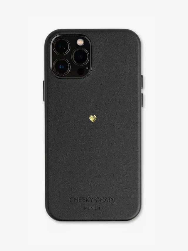 cheeky-chain-munich-black-vegan-leather-case-heart-edition image 1