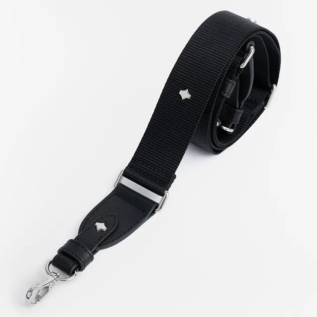 any-di-phonestrap-nylongurt-black-silver-handykette image 1