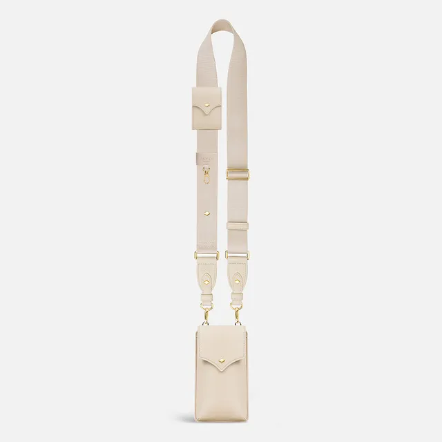 any-di-color-strap-set-nylon-creme-phone-pouch-strap image 1