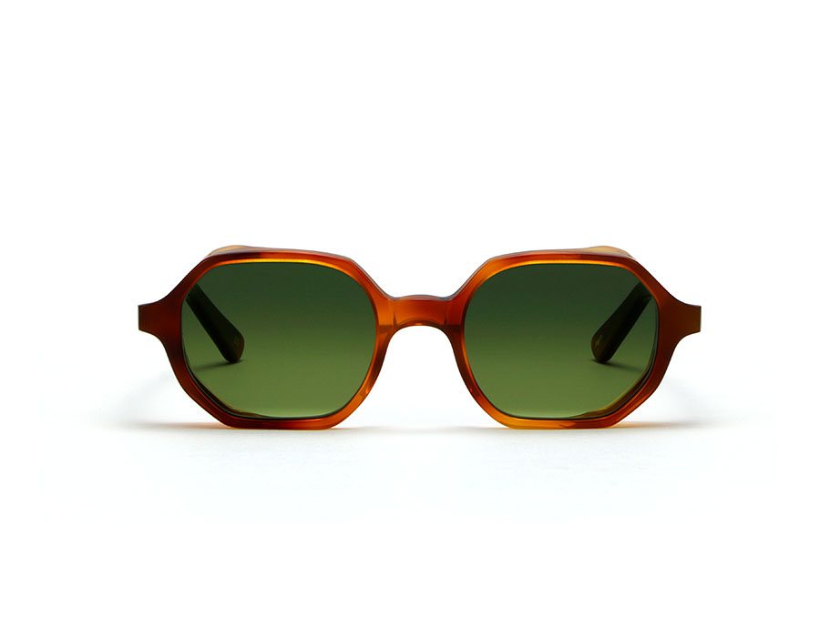 l-g-r-zanzibar-explorer-sonnenbrille-havana-chiaro-flat-green-g15 image 2