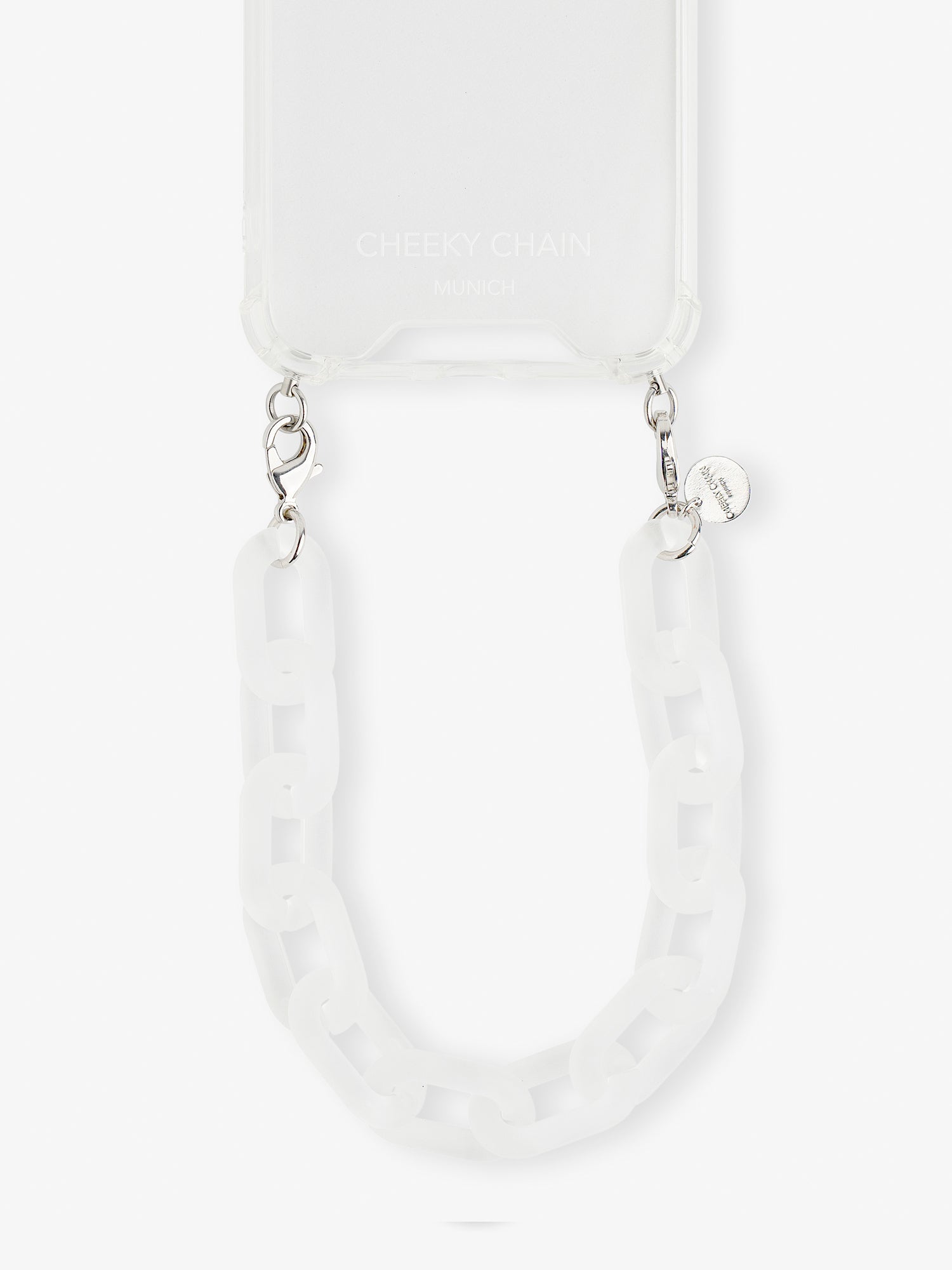 cheeky-chain-munich-handle-icy-small-kurze-handy-kette-aus-acryl image 1