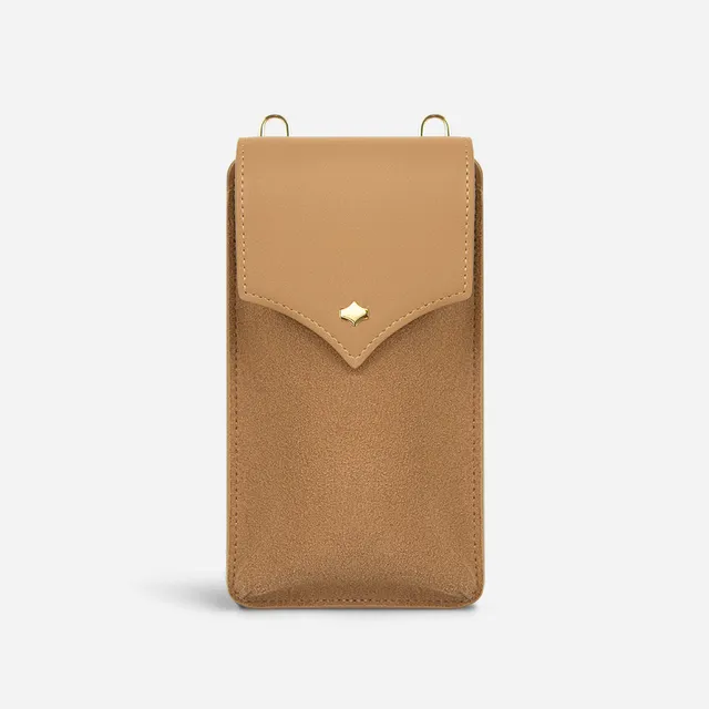 any-di-phone-pouch-camel-handytasche-wildleder image 1