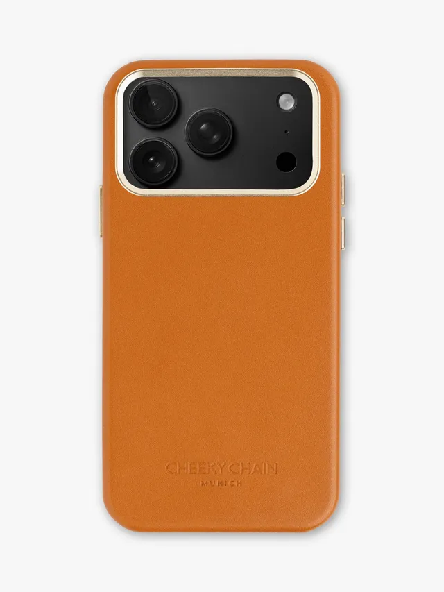 cheeky-chain-munich-vegan-leather-case-cognac-handyh-lle-f-r-iphone-17-pro image 1