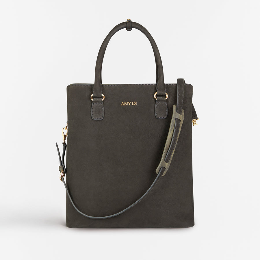 any-di-bag-l-khaki-nubuck-laptop-handtasche image 1
