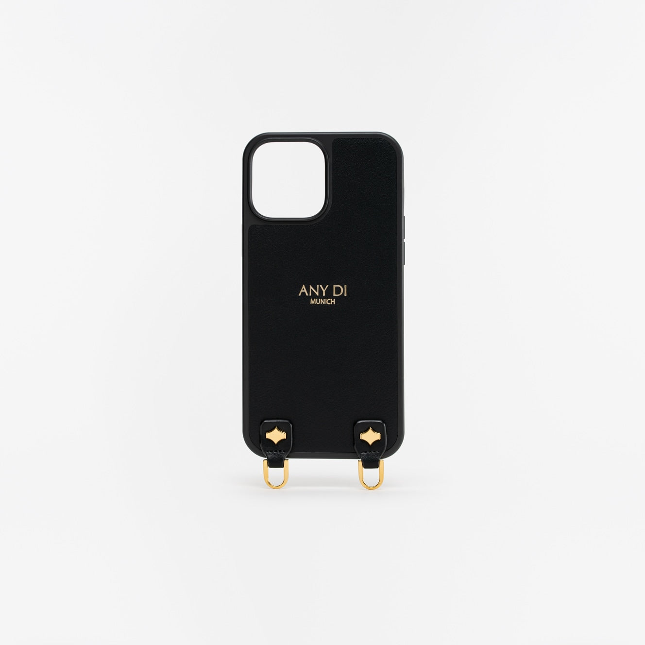 any-di-phonecase-handyh-lle-nappa-schwarz-gold image 1