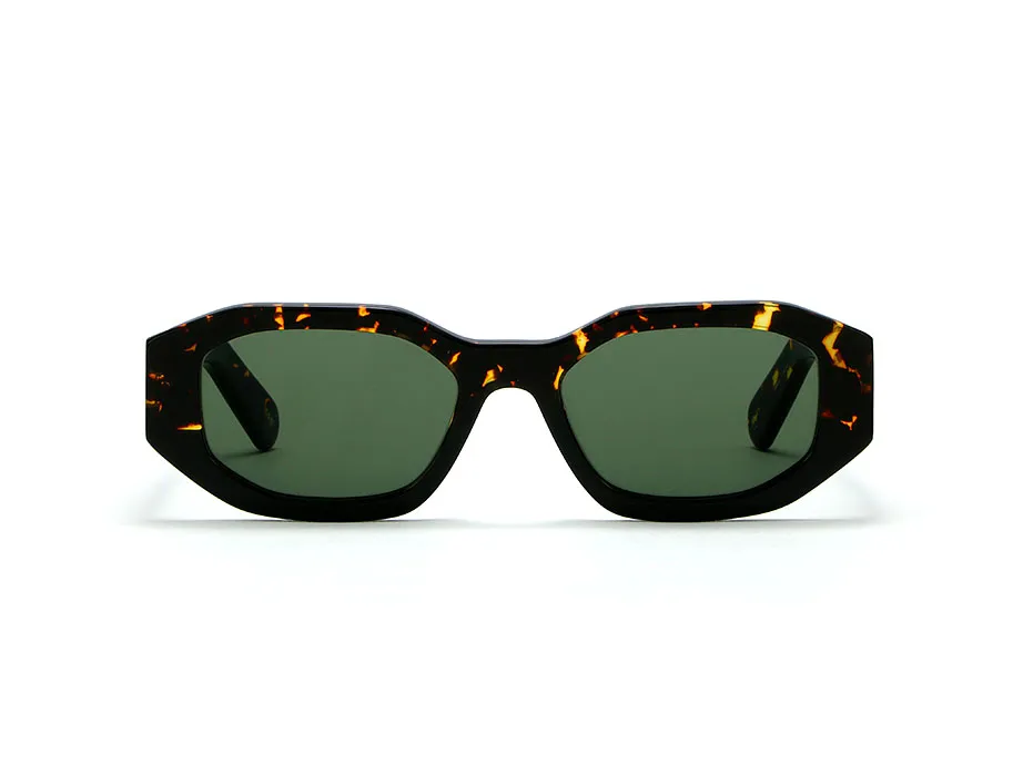 l-g-r-khartoum-the-girlfriend-sonnenbrille-black-havana-scuro-green-g15 image 1
