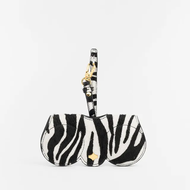 any-di-suncover-brillenetui-zebra-mit-lederh-nger image 1