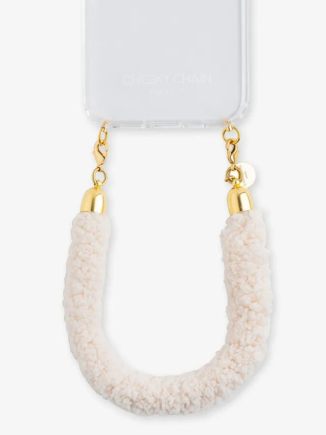 cheeky-chain-munich-handle-teddy-kurze-handykette-textil image 1
