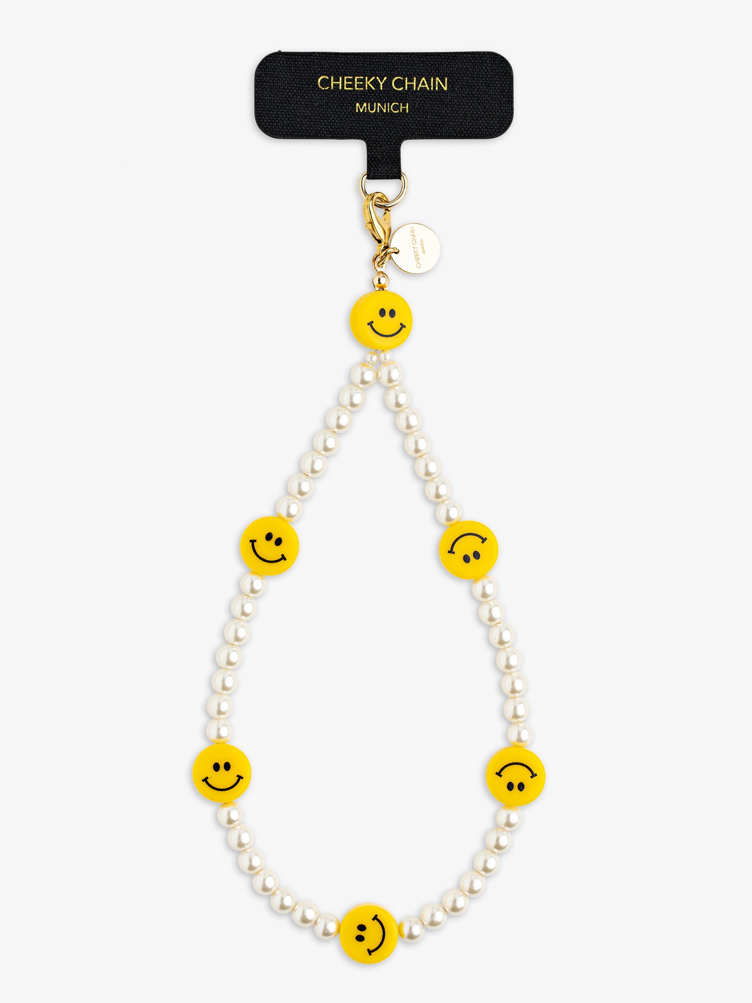 cheeky-chain-munich-handyanh-nger-smiley-perlen-handy-charm image 1