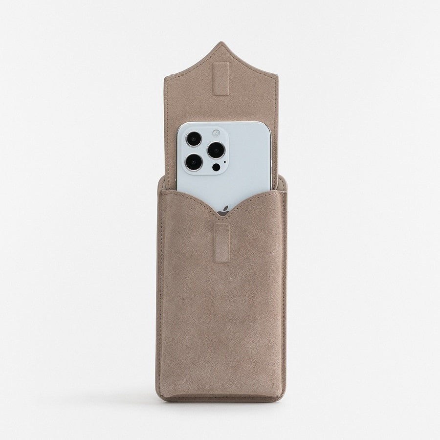 any-di-phone-pouch-taupe-handytasche-veloursleder image 4