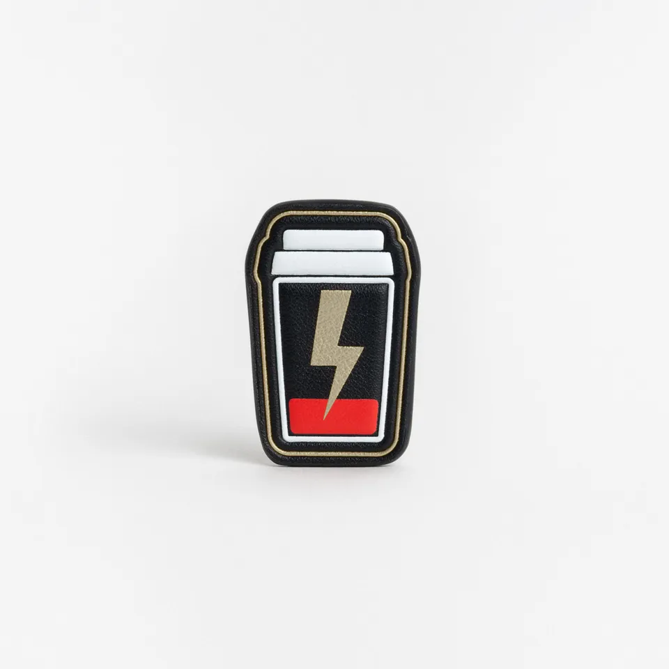 any-di-patch-double-button-coffee-brillenaccessoire-patch image 1