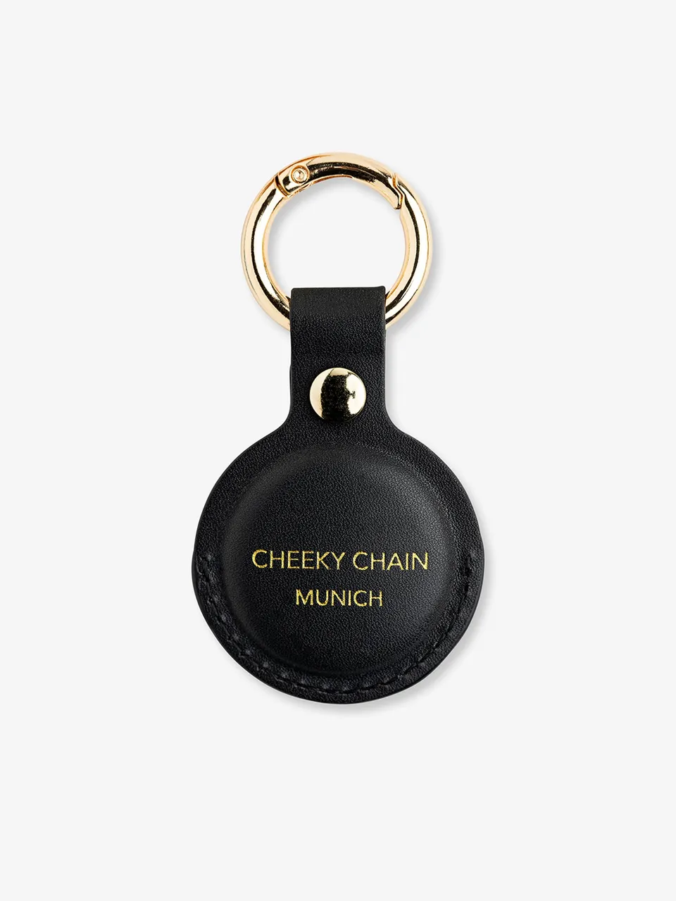 cheeky-chain-munich-airtag-h-lle-aus-veganem-leder-mit-karabiner image 1