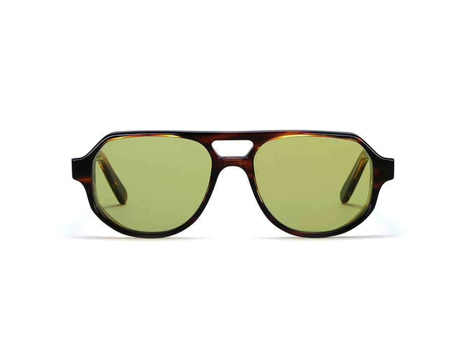 l-g-r-asmara-carnet-de-voyage-sonnenbrille-havana-tobacco-90-ambra-green-vintage image 2