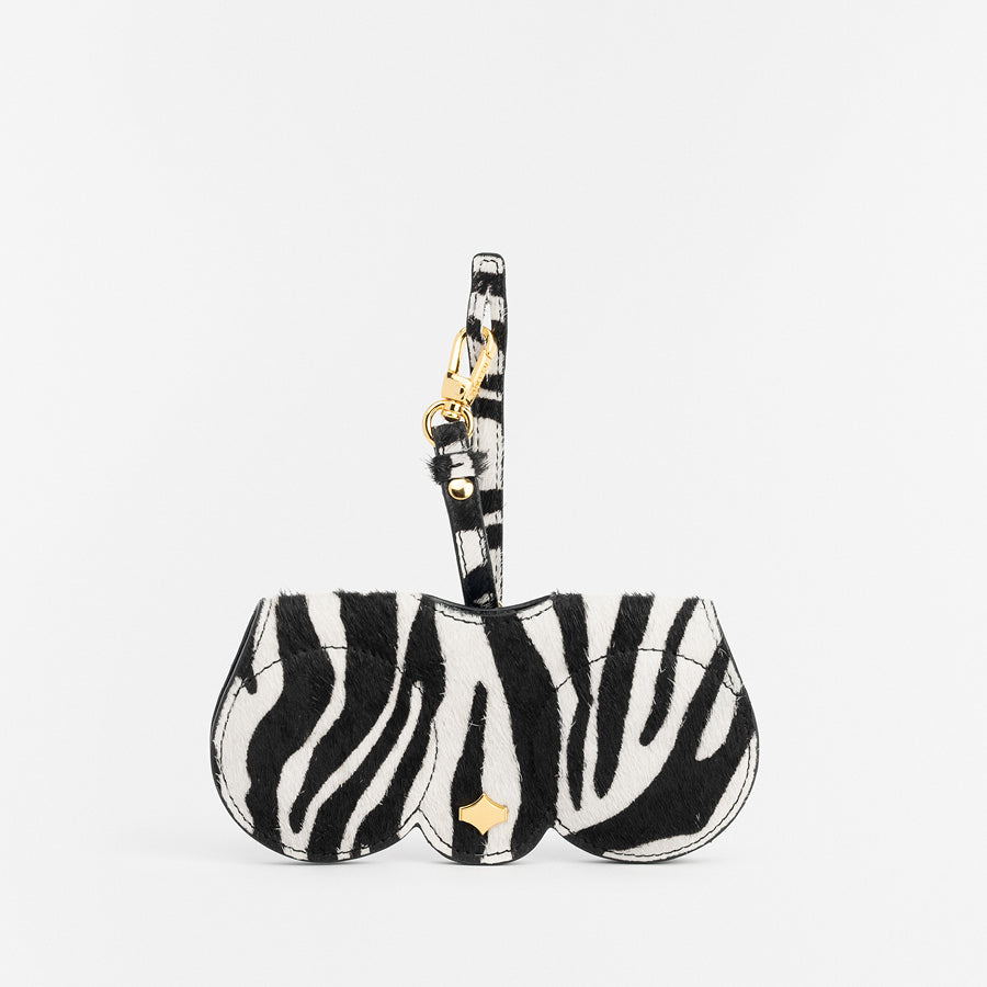 any-di-suncover-brillenetui-zebra-mit-lederh-nger image 1